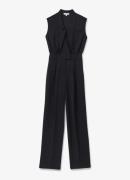 Reiss Sara wide fit mouwloze jumpsuit met steekzakken