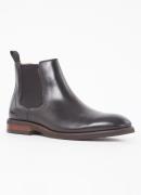 Dune London Maxton chelsea boot van leer