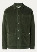 forét Regular fit overshirt van corduroy met borstzak