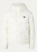 Tommy Hilfiger Puffer jack met logoprint en capuchon