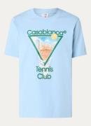 Casablanca Metaphysical Tennis Icon T-shirt van biologisch katoen