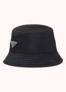 Prada Re-Nylon bucket hoed met logo