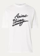 Anine Bing Jaylin T-shirt met logoprint