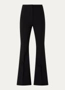 JOSH V Kit high waist flared pantalon met persplooi