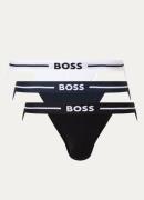 HUGO BOSS Jockstrap slip van biologisch katoen in 3-pack