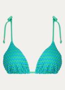 Seafolly Mesh Effect triangel bikinitop met structuur