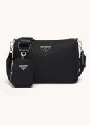 Prada Re-Nylon crossbodytas met leren details