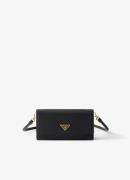 Prada Mini clutch van leer met afneembare schouderriem