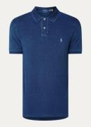 Ralph Lauren Custom slim fit polo van piqué katoen met logo