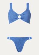 Hunza G Hallie bikiniset met structuur