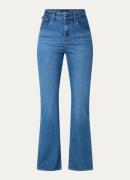 HUGO BOSS Lyris high waist flared jeans met medium wassing