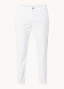 MAC Jeans Mid waist slim fit cropped chino met steekzakken en stretch