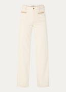 Mos Mosh MMColette high waist wide leg jeans met opgestikte zakken