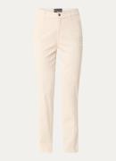 Expresso High waist tapered fit chino met steekzakken