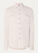 Profuomo Western regular fit overshirt met borstzakken