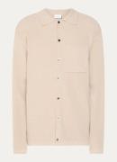 Profuomo Luxury overshirt in lyocellblend met borstzak