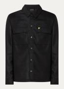 Lyle & Scott Overshirt met borstzakken en logo