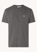 Obey Lowercase Pigment T-shirt met logoborduring