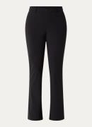 Expresso High waist flared fit pantalon van travelstof met steekzakken