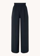 by-bar Benji high waist wide fit pantalon met steekzakken