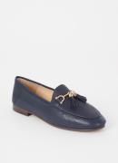 Dune London Wide Fit Greysons loafer van leer