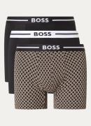 HUGO BOSS Bold boxershorts van biologisch katoen in 3-pack