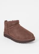 UGG Classic Ultra Mini enkellaarsje van suède