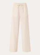 alchemist Sammy high waist wide fit pantalon in linnenblend