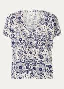 Gerard Darel Gracielle T-shirt in linnenblend met print