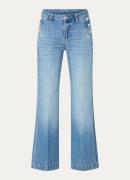 Liu Jo High waist flared jeans met medium wassing