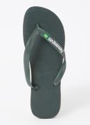 Havaianas Brasil slipper met logo