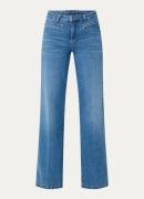 Liu Jo High waist wide leg jeans met medium wassing