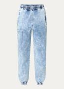 Diesel D-Lab Track joggingbroek van denim met steekzakken en logobordu...