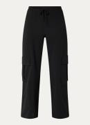 Refined Department Nevada high waist straight fit pantalon met trekkoo...