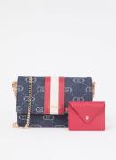 Liu Jo Crossbodytas van denim met logoprint