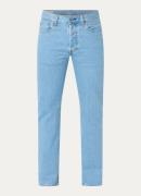 Levi's 501 slim fit jeans met lichte wassing