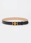 Balenciaga Riem van lamsleer met logo