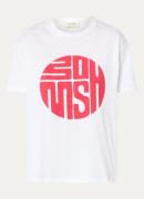 Mos Mosh MMZini T-shirt met logoprint