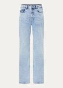 Stieglitz High waist wide leg jeans met lichte wassing