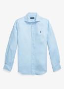 Ralph Lauren Slim fit overhemd van linnen met logoborduring