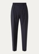 Sandro Straight fit pantalon in wolblend met steekzakken