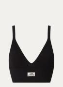 Love Stories Posey ribgebreide bralette met logo