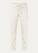 Gerry Weber High waist tapered fit cropped broek met trekkoord