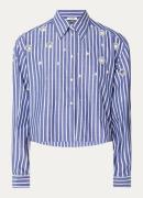 Sandro Blouse met opengewerkt detail en strass