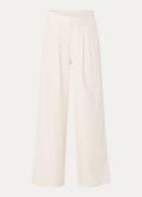 Bellamy Manou high waist wide fit pantalon met steekzakken