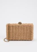 Kurt Geiger Kensington clutch van papier met afneembare schouderriem