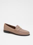 Dune London Gilmour loafer van leer