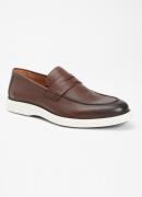 Dune London Barnstaple loafer van leer