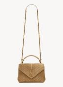 Saint Laurent College Medium crossbodytas van kalfssuède