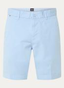 BOSS H-Slice straight fit korte chino met steekzakken
